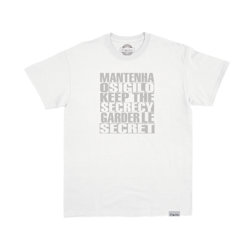 Camiseta Sigilo Mantenha Worldwide Branca