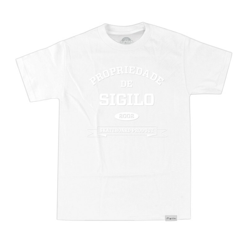 Camiseta Propriedade de Sigilo Branca